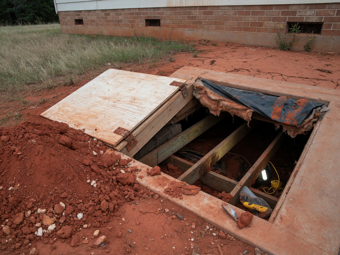 crawl space repair in El Reno