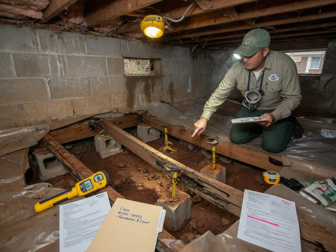 crawl space repair in Yukon